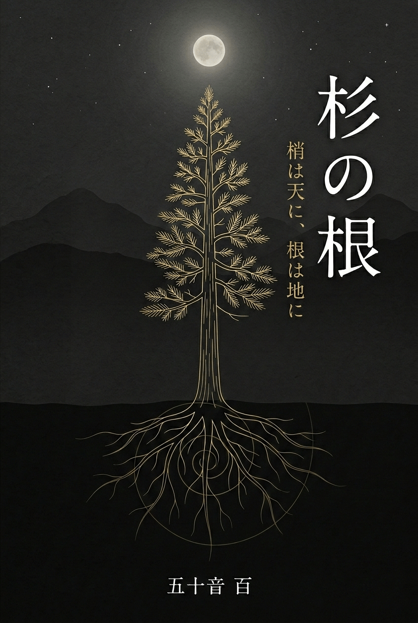 杉の根 ~梢は天に、根は地に~ by 五十音 百